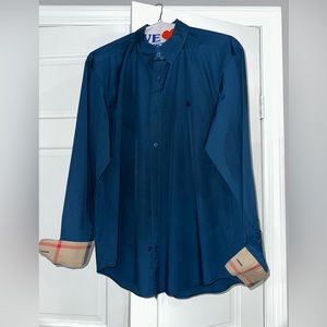 Men’s Burberry Button Up Dress Shirt